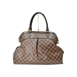 LOUIS VUITTON Trevi Damier Ebene Brown Coated Canvas Handbag Shoulder Bag